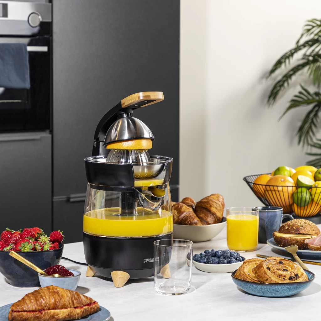 Princess 201862 Citruspers Pure Zwart/Hout 11 Princess 201862 Citruspers Pure Zwart/Hout - Afbeelding 9