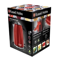 Russell Hobbs 20412-70 Colours Plus+ Waterkoker 2400W 1.7L Rood/RVS -Bosch Winkel Russell Hobbs 20412 70 Colours Plus Waterkoker 2400W 1.7L RoodRVS 2