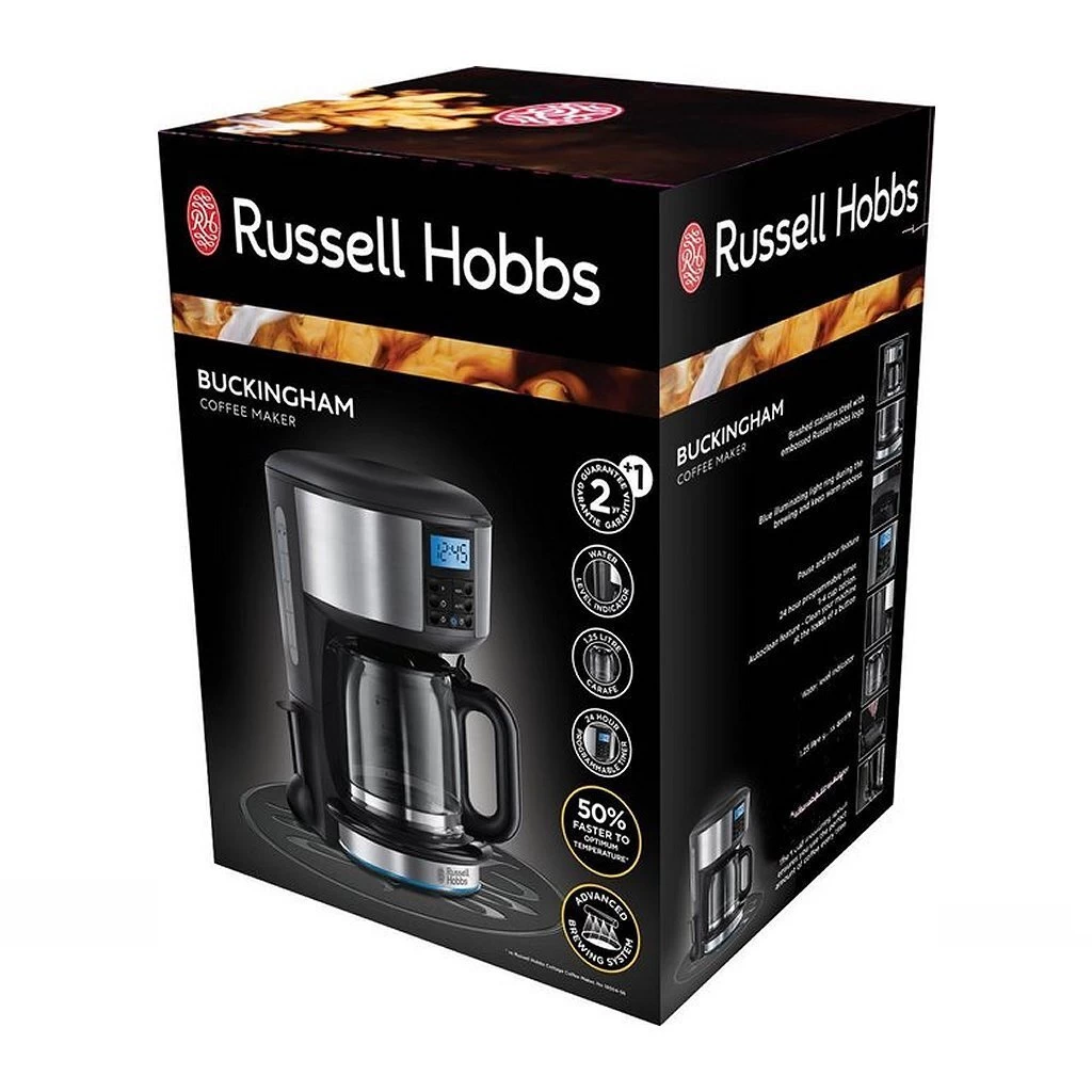 Russell Hobbs 20680-56 Buckingham Koffiezetapparaat Zwart/RVS 4 Russell Hobbs 20680-56 Buckingham Koffiezetapparaat Zwart/RVS - Afbeelding 2