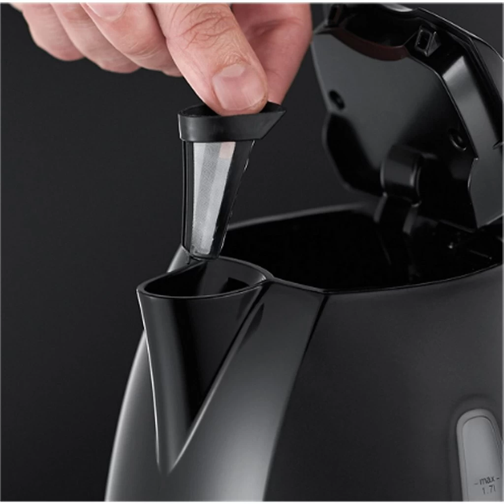 Russell Hobbs 22591-70 Textures Plus+ Waterkoker 1.7L 2400W Zwart 4 Russell Hobbs 22591-70 Textures Plus+ Waterkoker 1.7L 2400W Zwart - Afbeelding 2
