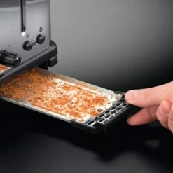 Russell Hobbs 23330-56 Colours Plus+ Flame Red Broodrooster Rood/Chroom -Bosch Winkel Russell Hobbs 23330 56 Colours Plus Flame Red Broodrooster RoodChroom 2