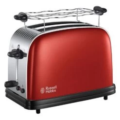 Russell Hobbs 23330-56 Colours Plus+ Flame Red Broodrooster Rood/Chroom