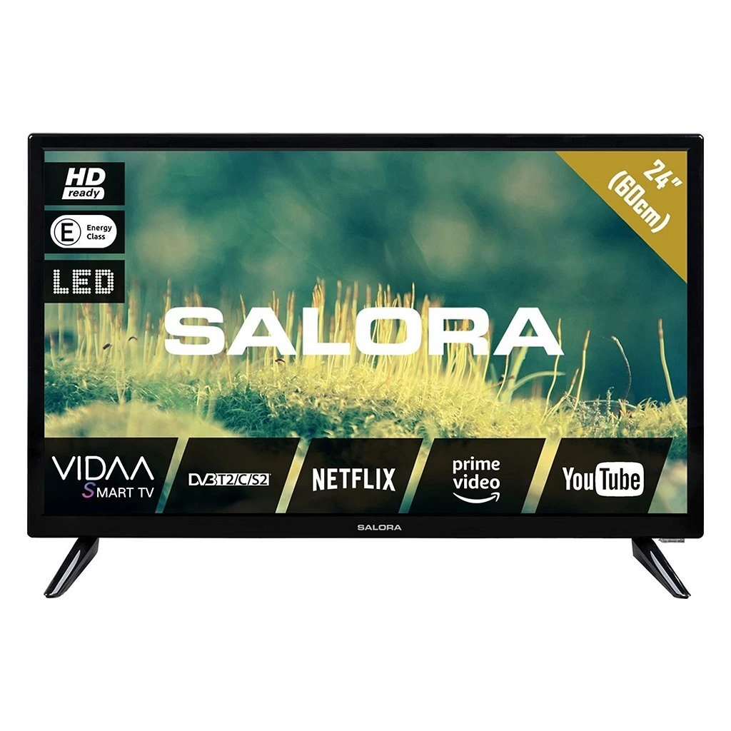 Salora 24EDV200 VIDAA Smart HD Ready LED TV 60 Cm Zwart 4 Salora 24EDV200 VIDAA Smart HD Ready LED TV 60 Cm Zwart - Afbeelding 2
