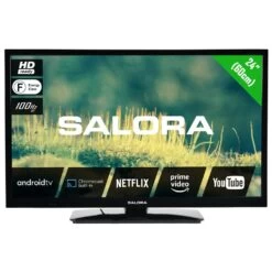 Salora 24HA220 HD Ready LED Android TV 60 Cm Zwart