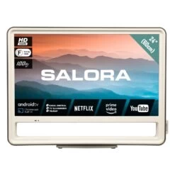 Salora CUBE24 HDR LED Android TV 60 Cm Wit/Zilver 19 Salora CUBE24 HDR LED Android TV 60 Cm Wit/Zilver -Bosch Winkel Salora CUBE24 HDR LED Android TV 60 cm WitZilver