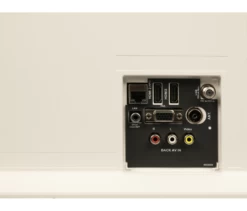 Salora CUBE24 HDR LED Android TV 60 Cm Wit/Zilver 17 Salora CUBE24 HDR LED Android TV 60 Cm Wit/Zilver -Bosch Winkel Salora CUBE24 achterkant