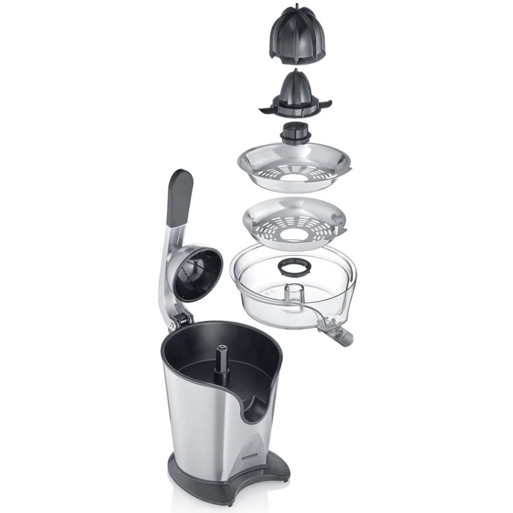Severin CP3544 Citruspers RVS/Zwart 4 Severin CP3544 Citruspers RVS/Zwart - Afbeelding 2