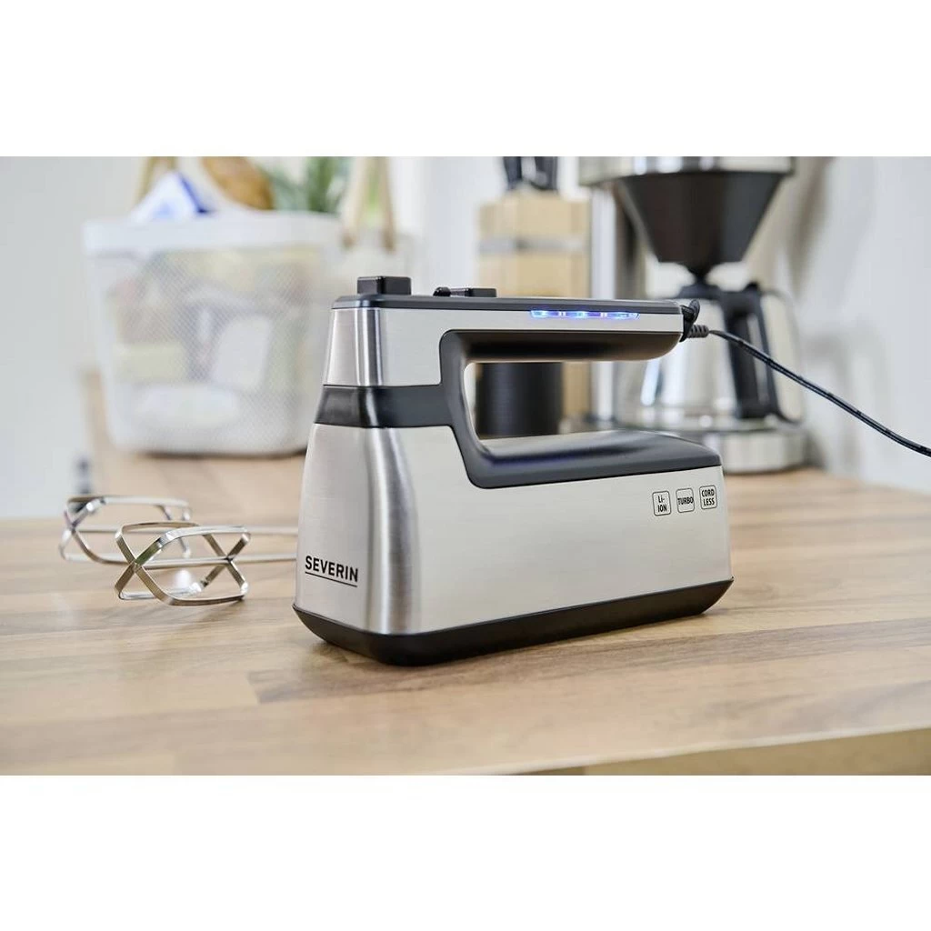 Severin HM3843 Handmixer RVS/Zwart 4 Severin HM3843 Handmixer RVS/Zwart - Afbeelding 2