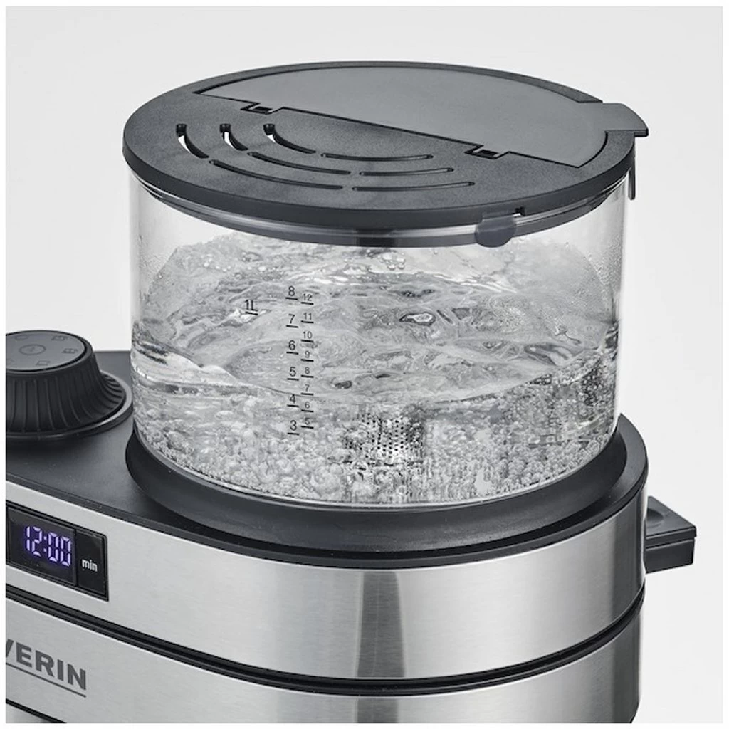 Severin KA5763 Koffiezetapparaat RVS/Zwart 4 Severin KA5763 Koffiezetapparaat RVS/Zwart - Afbeelding 2