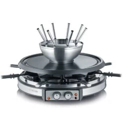 Severin RG 9948 Raclette-Fondue RVS/Zwart