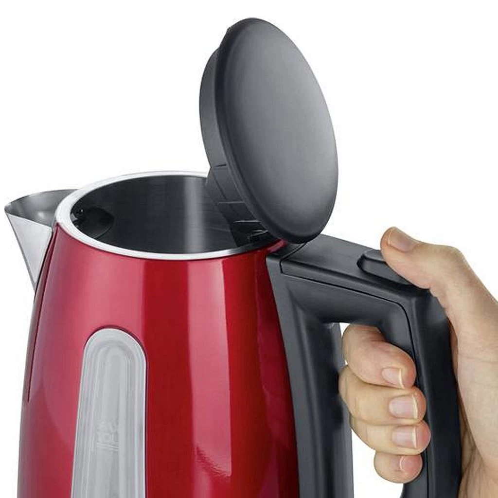 Severin WK3417 Waterkoker 1L 2200W Rood 4 Severin WK3417 Waterkoker 1L 2200W Rood - Afbeelding 2