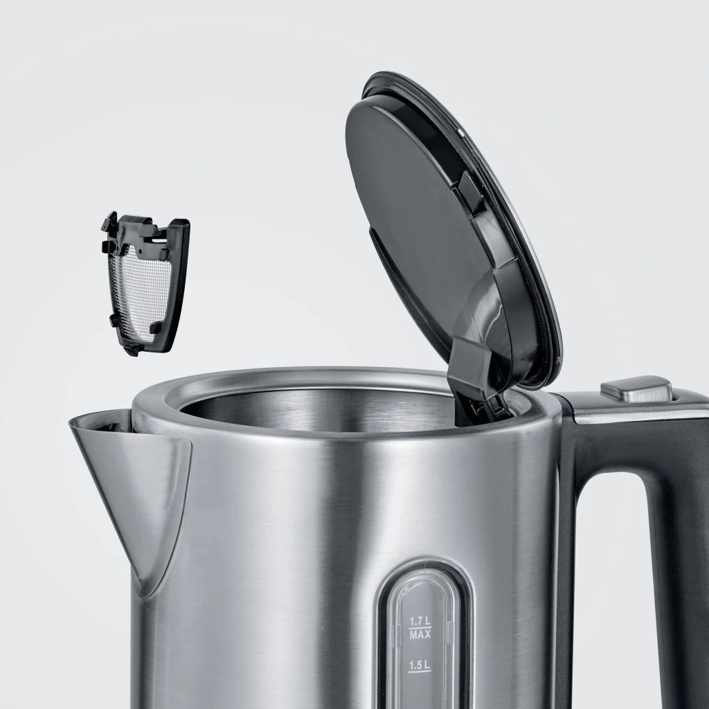 Severin WK3418 Waterkoker 1.7L 3000W RVS/Zwart 5 Severin WK3418 Waterkoker 1.7L 3000W RVS/Zwart - Afbeelding 3