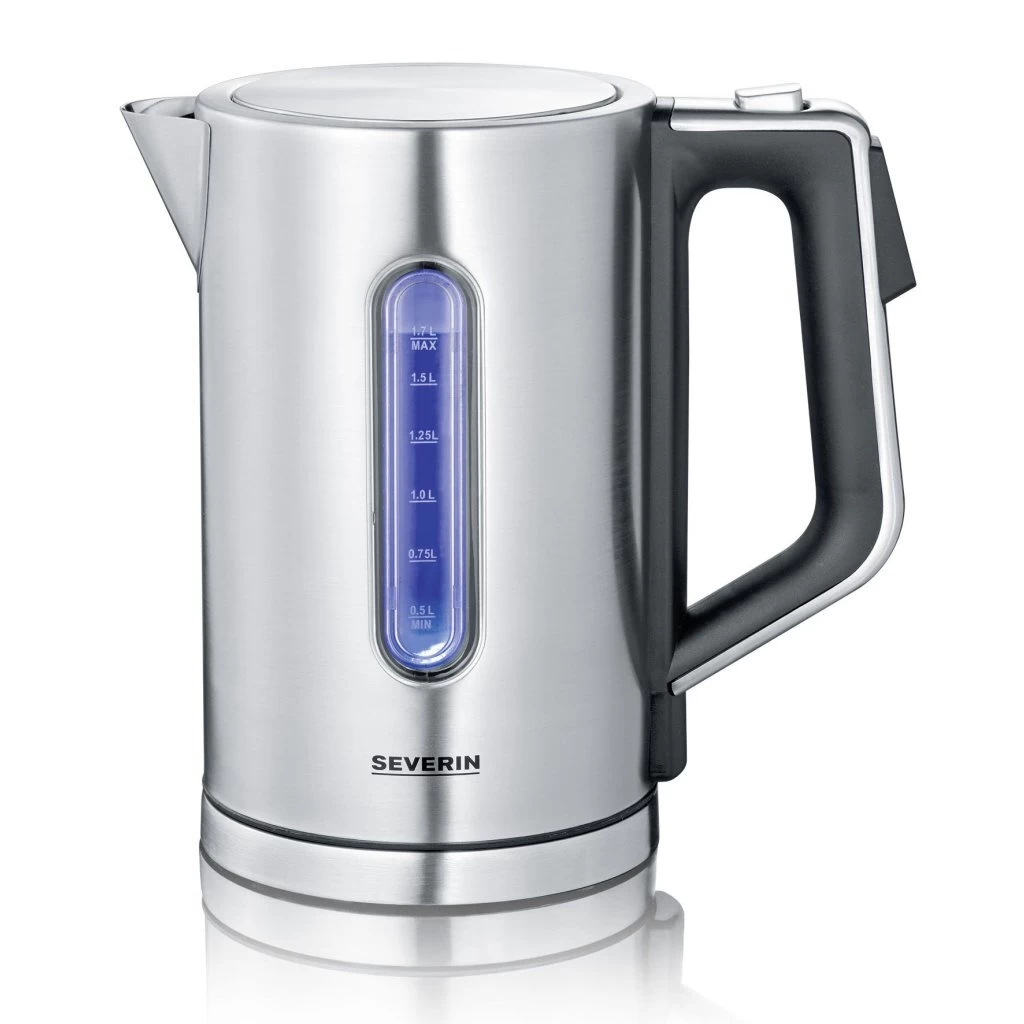 Severin WK3418 Waterkoker 1.7L 3000W RVS/Zwart 3 Severin WK3418 Waterkoker 1.7L 3000W RVS/Zwart