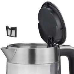 Severin WK3420 Glaswaterkoker 1.7L 2200W RVS/Zwart 8 Severin WK3420 Glaswaterkoker 1.7L 2200W RVS/Zwart -Bosch Winkel Severin WK3420 Glaswaterkoker 1.7L 2200W RVSZwart 2