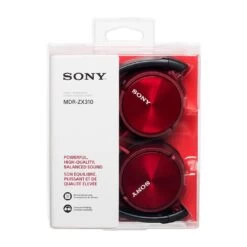 Sony MDRZX310R Hoofdtelefoon Rood/Zwart -Bosch Winkel Sony MDRZX310R Hoofdtelefoon RoodZwart 1